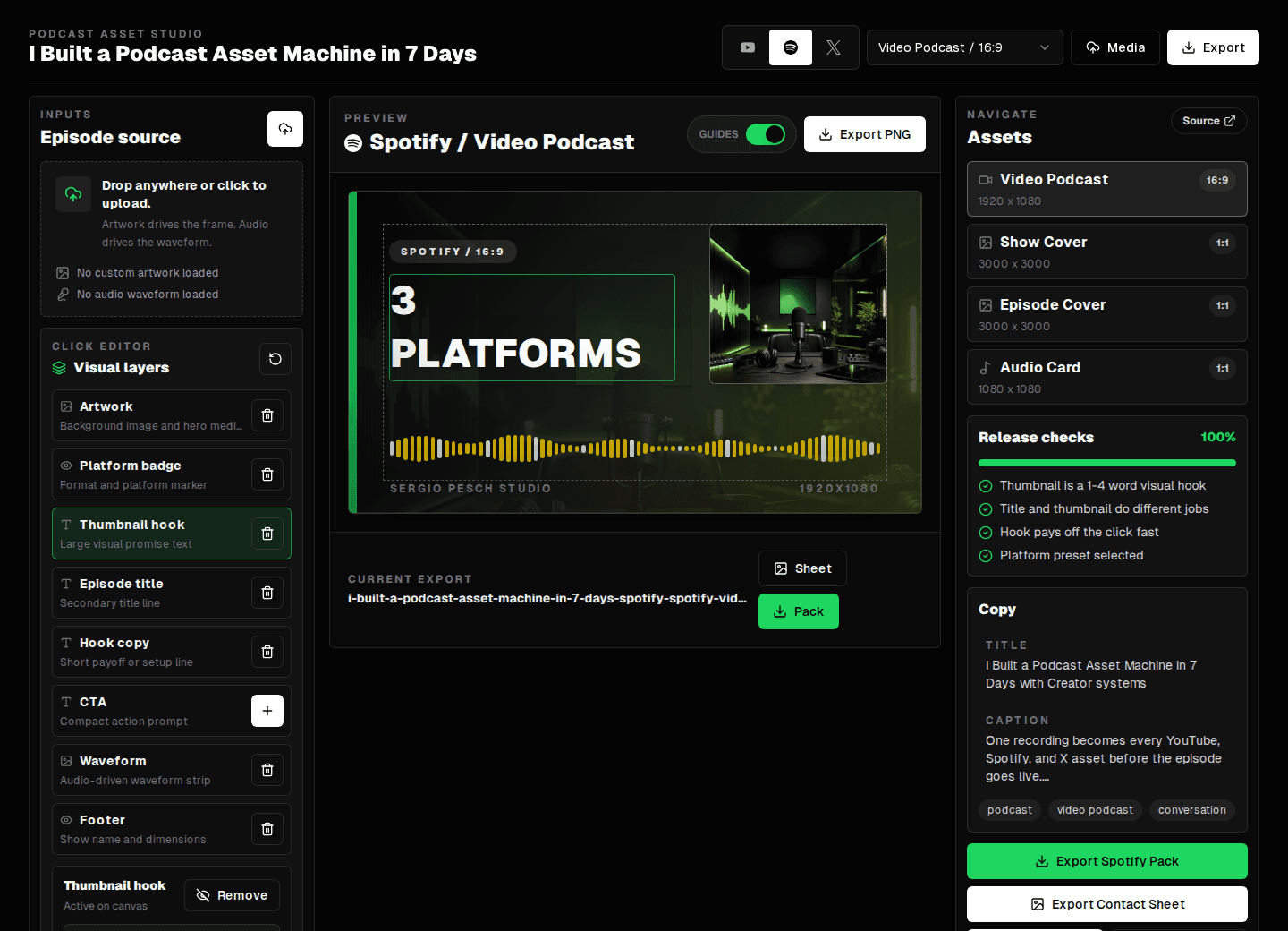 Podcast Asset Studio