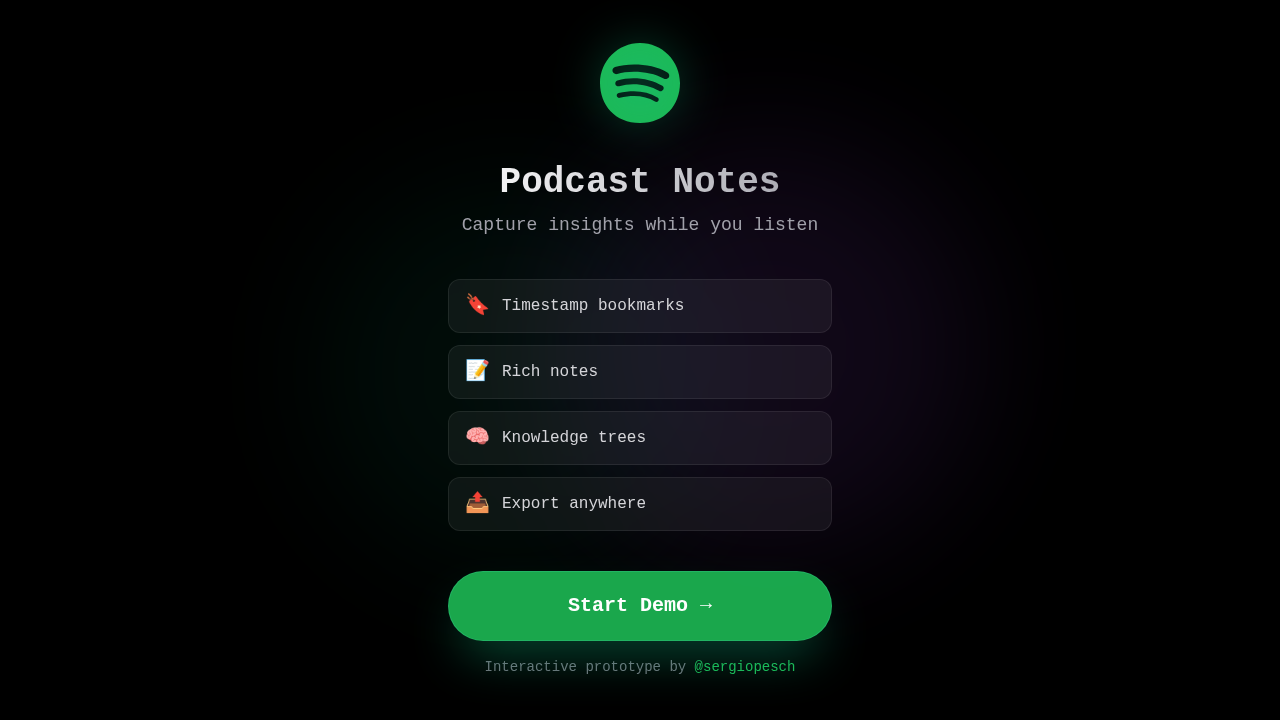 Spotify Notetaker